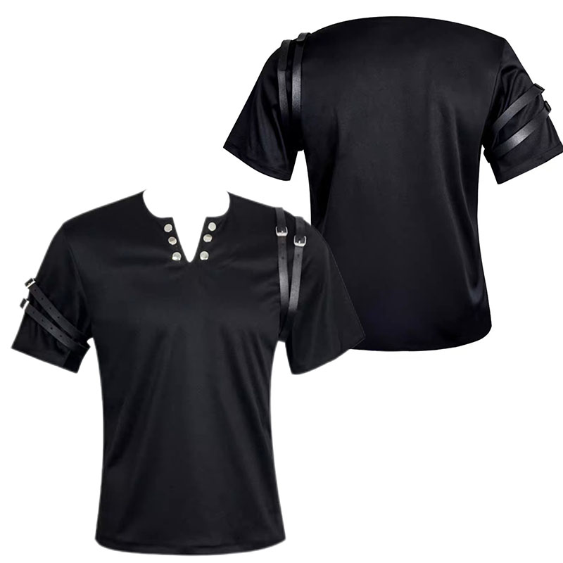 Anime Merchandise Clothes - Nuova T-shirt Nera a Maniche Corte