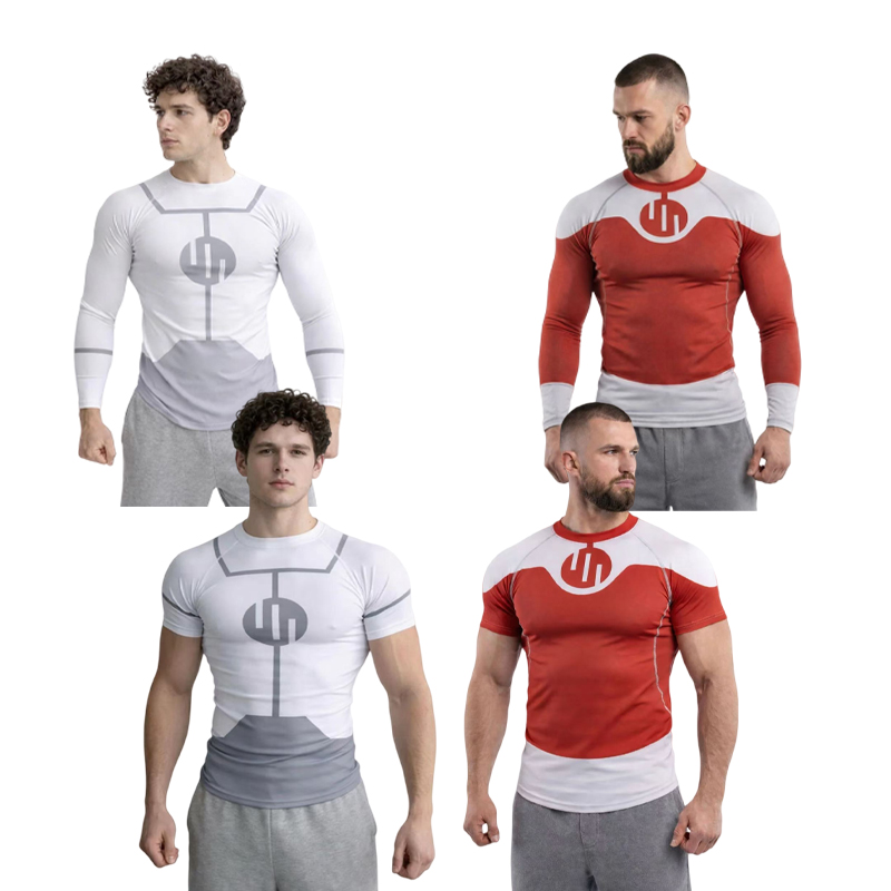 Anime Merchandise Clothes - Maglietta Rash Guard Invincibile per Cosplay,