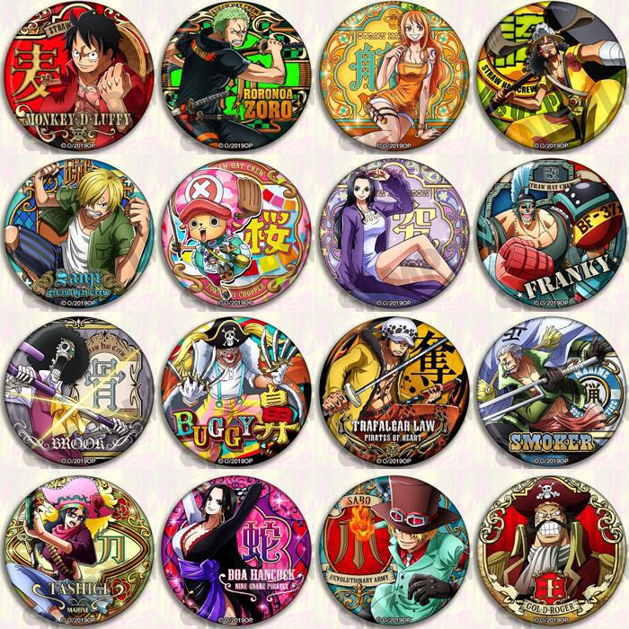 Luffy Anime Merchandise - Set di spille per badge anime