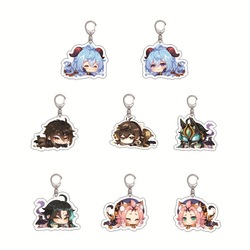 Anime Merchandise Keychain - Genshin Impact Portachiavi in acrilico Anime
