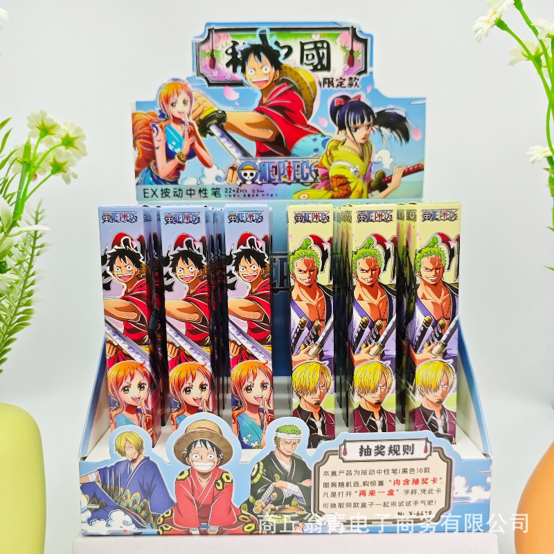 Anime One Piece Merchandise - 24 Pezzi Nuove Penne Gel da
