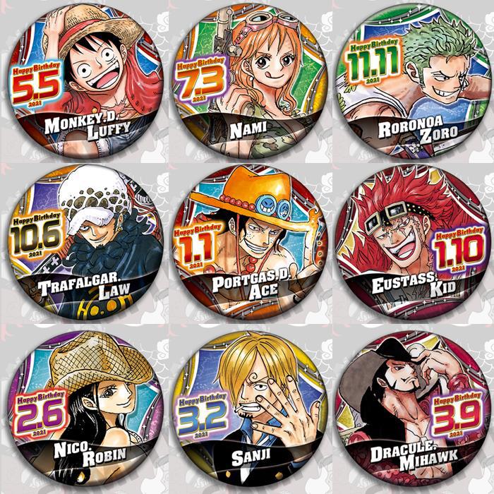 Luffy Anime Merchandise - Set di spille per badge anime